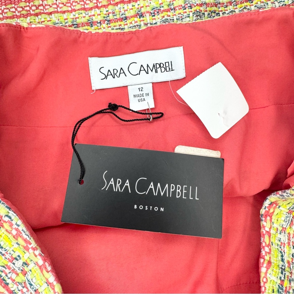 Sara Campbell “Duchessa” Multicolor Tweed Mini Skirt Size 12 - Picture 6 of 6